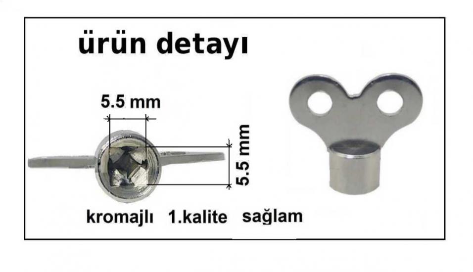 Radyatör Petek Havlupan Hava alma purjör anahtarı